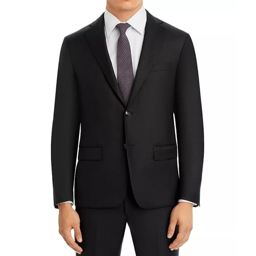 NWOT Robert Graham Modern Fit Sharkskin Hunter Green Suit Size 42R (MSRP $598)